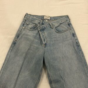 Agolde criss cross jeans - worn once!